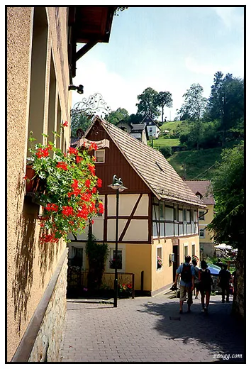 엘베강 동쪽을 막고 있는 암벽들.. Saxony Swiss D+17